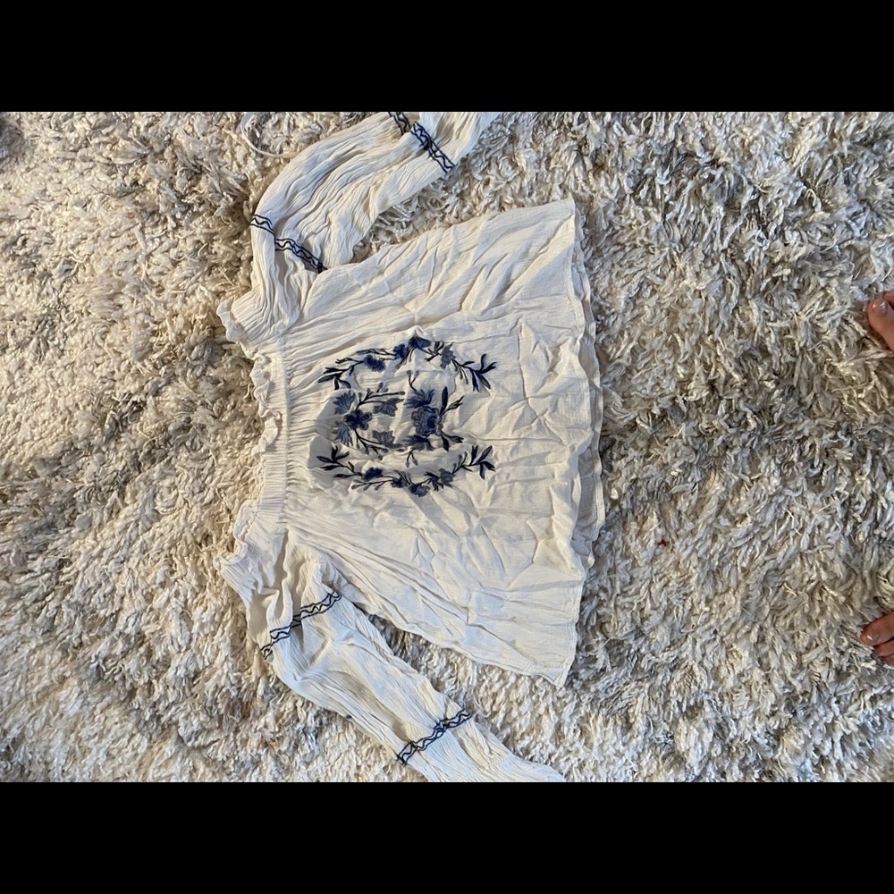 off the shoulder shirt